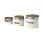 Mercana Alani (Set of 3) White Metal Storage Boxes