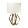 Mercana Edwards (26"H) Gold Metal Base w/ Cream Fabric Shade Table Lamp