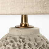 Mercana Mariam (26"H) Beige Coral-Inspired Base Table Lamp
