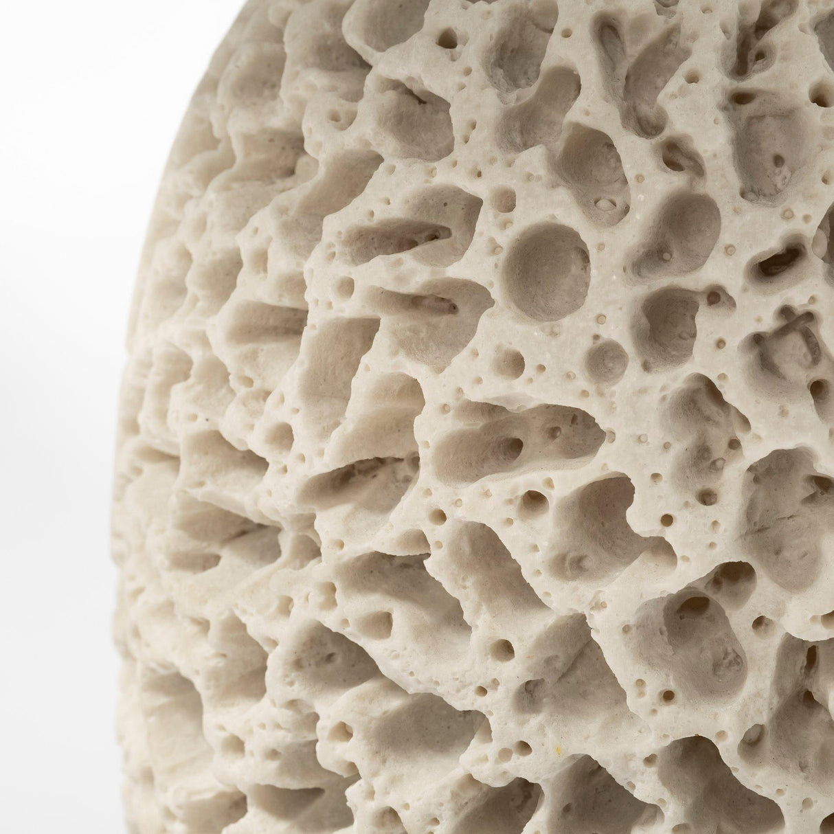 Mercana Mariam (26"H) Beige Coral-Inspired Base Table Lamp