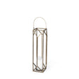 Mercana Ivy Small Gold Metal Geometric Cage Candle Holder Lantern