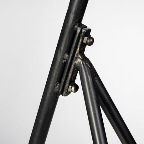 Mercana Eris III (58.3"H) Black/Brass Metal Cone Shade Floor Lamp