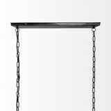 Mercana Josie (42"x14.5"x20") Natural Wood Chassis Six Light Chandelier
