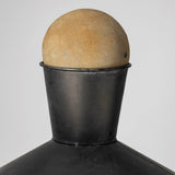 Mercana Asher Set of Two Black Metal Urns