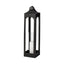 Mercana Ina Tall Charcoal Metal Candle Holder Lantern