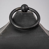 Mercana Ina Tall Charcoal Metal Candle Holder Lantern