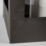 Mercana Ina Tall Charcoal Metal Candle Holder Lantern