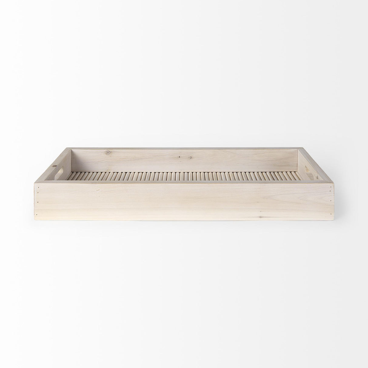 Mercana Horatio 28L x 12W Natural Wood Rectangular Serving Tray