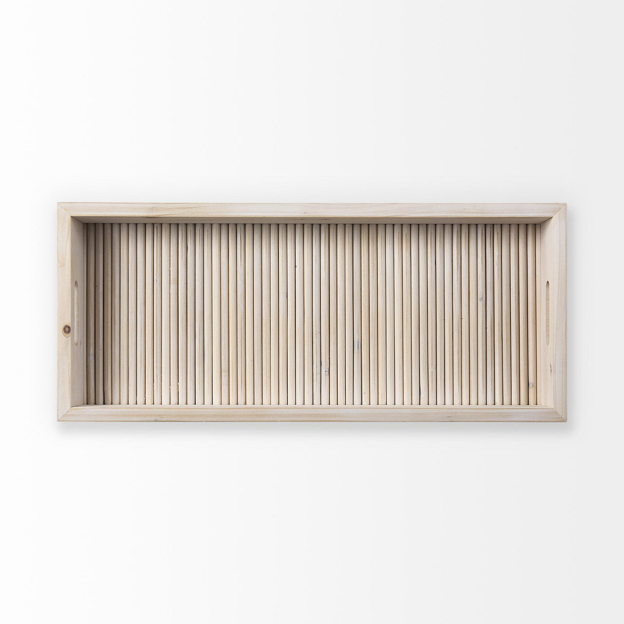 Mercana Horatio 28L x 12W Natural Wood Rectangular Serving Tray