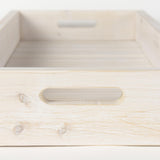 Mercana Horatio 28L x 12W Natural Wood Rectangular Serving Tray