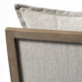 Mercana Sherlock Frost Gray Wood Frame Accent Chair