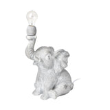 Mercana Tantor (15.9"H) Gray Resin Elephant Calf Table Lamp
