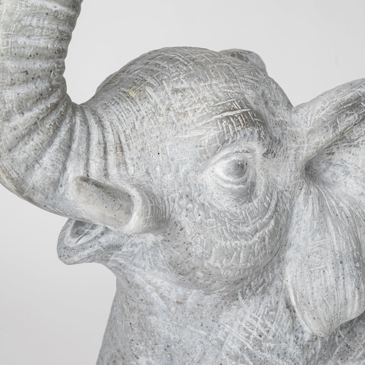 Mercana Tantor (15.9"H) Gray Resin Elephant Calf Table Lamp