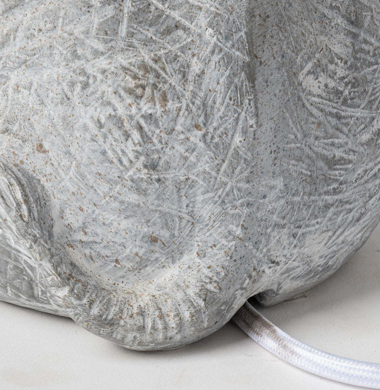 Mercana Tantor (15.9"H) Gray Resin Elephant Calf Table Lamp