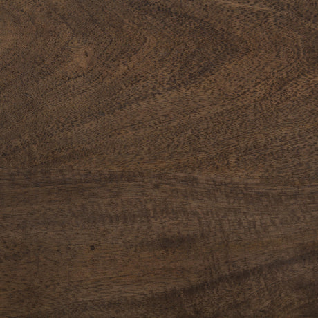 Mercana Glenn III 56L x 14W Dark Brown Wood w/ Black Iron Frame, 4 Drawer Console Table