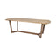 Mercana Denver 91.5x38 Rectangular Brown Solid Wood Top & Base Dining Table