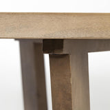 Mercana Denver 91.5x38 Rectangular Brown Solid Wood Top & Base Dining Table