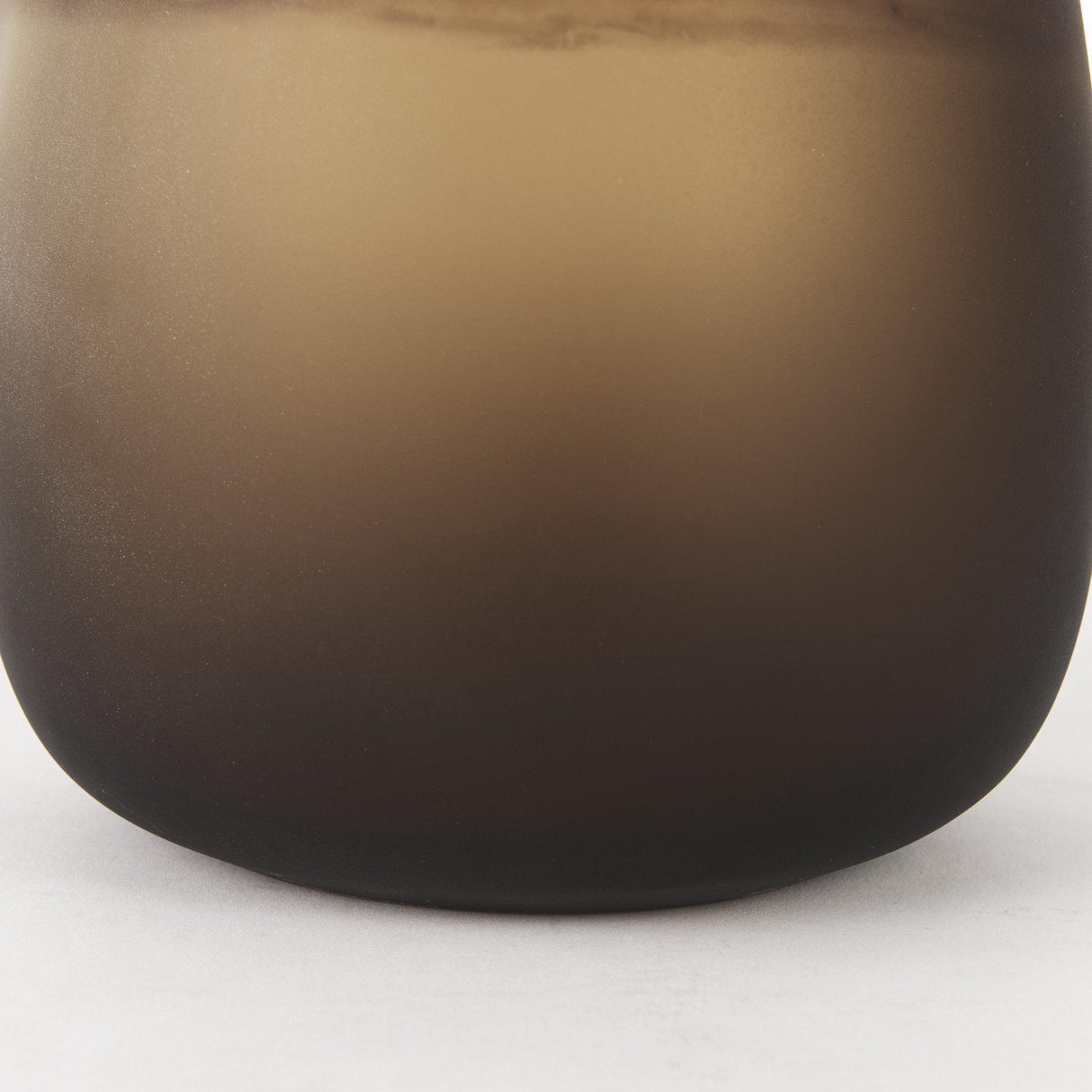 Mercana Pyla Large Yellow/Brown Glass Sand Dune Inspired Vase