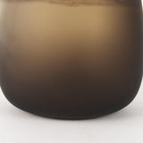 Mercana Pyla Large Yellow/Brown Glass Sand Dune Inspired Vase