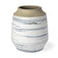 Mercana Sonnett Tall White/Blue Ceramic Vase