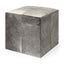 Mercana Zahavi I 20" Grey-toned hair-on-hide ottoman
