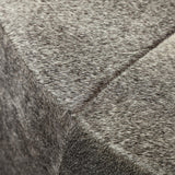 Mercana Zahavi I 23"H grey-toned hair-on-hide ottoman