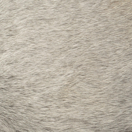 Mercana Jessie 55L x 16W White/Gray Hair-On-Hide Seat W/Gold Metal Base Accent Bench