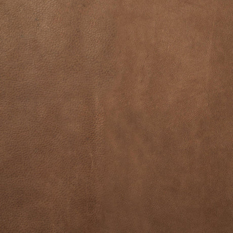 Mercana Jessie 55L x 16W Brown Leather Seat W/Black Metal Base Accent Bench