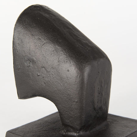 Mercana Tauro III (Set of 2) 10L x 5W Black Cast Aluminum Raging Bull Bookends