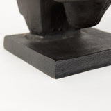 Mercana Tauro III (Set of 2) 10L x 5W Black Cast Aluminum Raging Bull Bookends