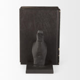 Mercana Sphynx III (Set of 2) 9L x 4W Black Cast Aluminum Horse Shaped Bookends