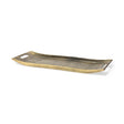 Mercana Drey 24L x 10W Gold Rectangular Tray