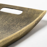 Mercana Drey 24L x 10W Gold Rectangular Tray