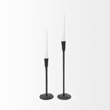 Mercana Levit (Small) Black Table Candle Holder