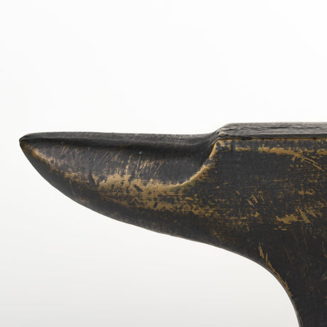 Mercana Anvilia (Set of 2) 12L x 4W Black With Gold Accents Anvil Shaped Bookends