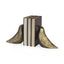 Mercana Dover (Set of 2) 15L x 4W Gold Aluminum Dove Bookends