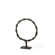 Mercana Rizwan (Small) Black Aluminum Braided Circular Object