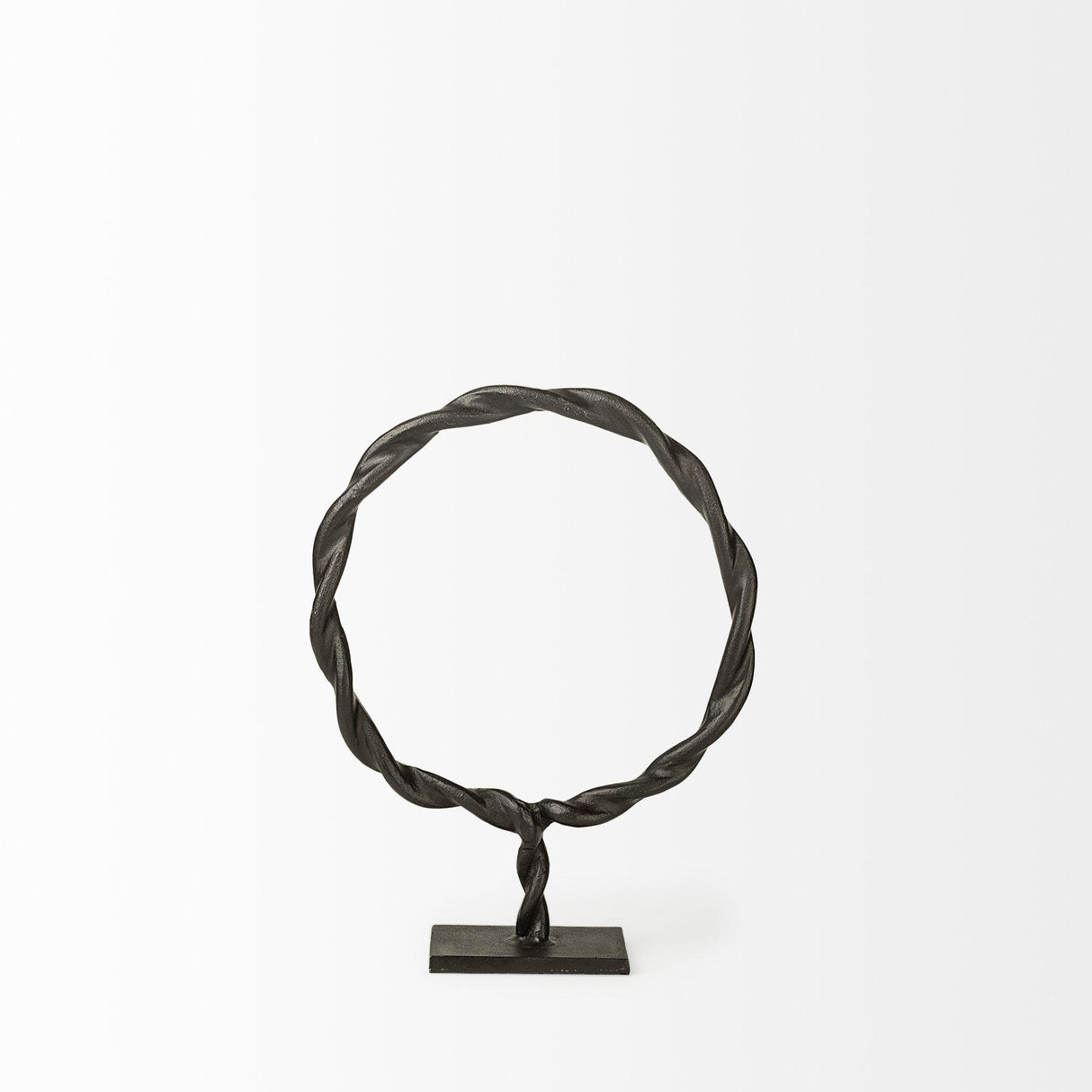 Mercana Rizwan (Small) Black Aluminum Braided Circular Object