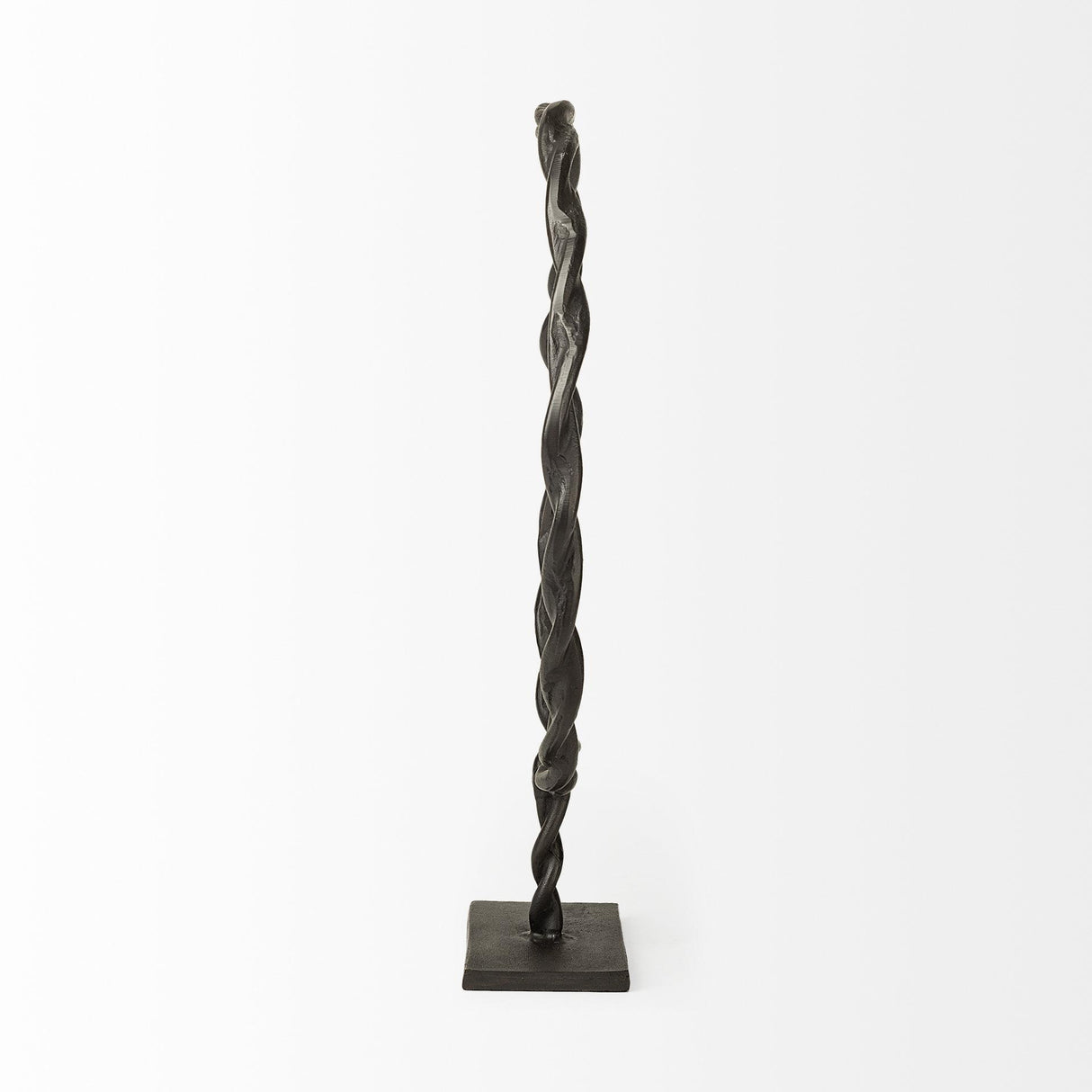 Mercana Rizwan (Large) Black Aluminum Braided Circular Object