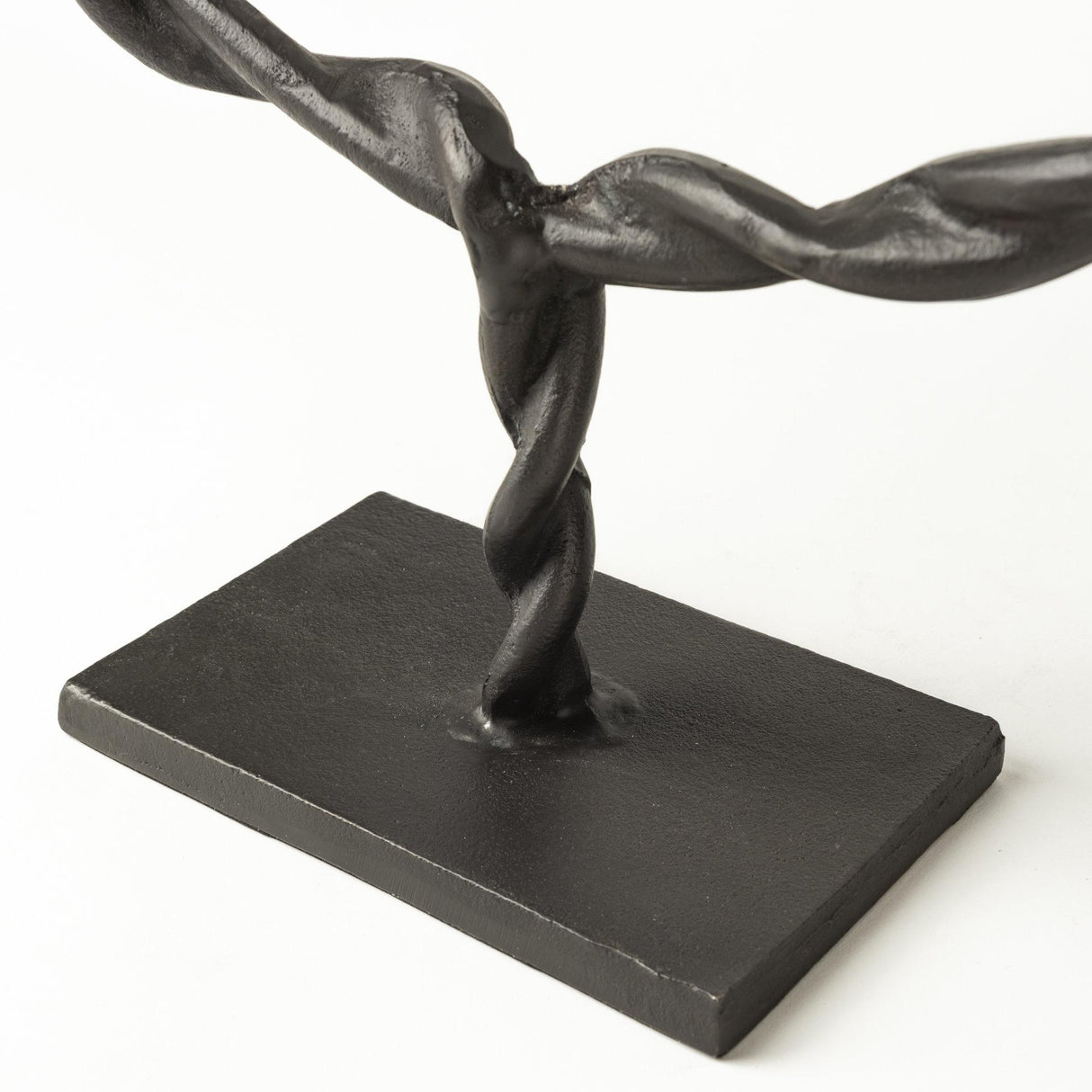 Mercana Rizwan (Large) Black Aluminum Braided Circular Object