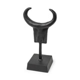 Mercana Caleb 4L x 5W Black Metal Tribal Figurine