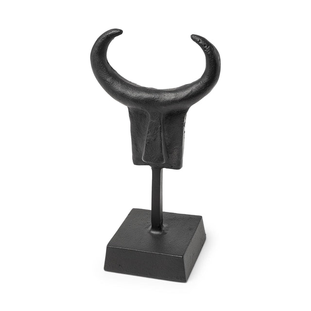 Mercana Caleb 4L x 5W Black Metal Tribal Figurine