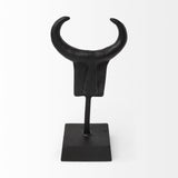 Mercana Caleb 4L x 5W Black Metal Tribal Figurine