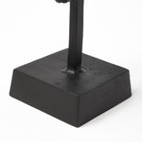 Mercana Caleb 4L x 5W Black Metal Tribal Figurine