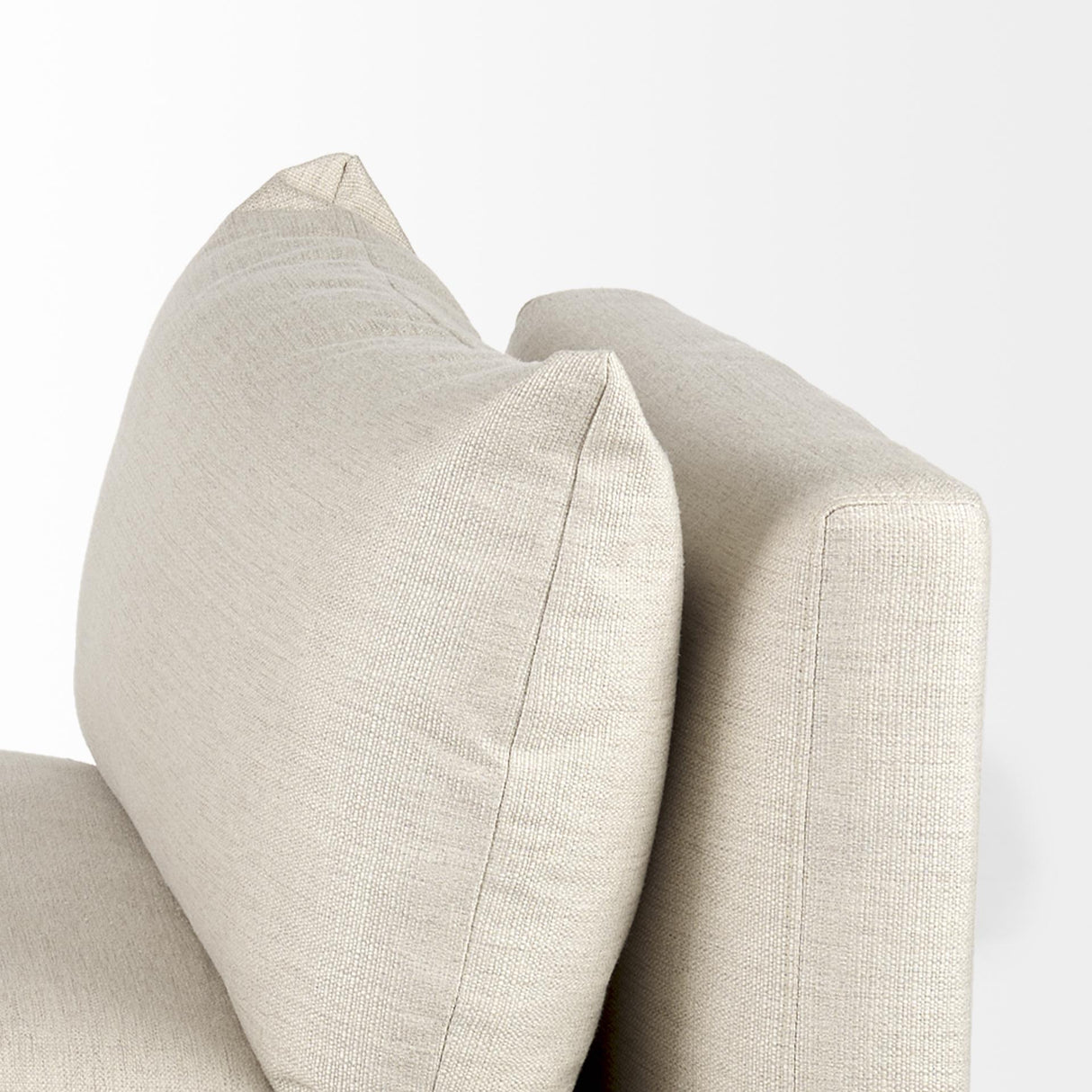 Mercana Valence 38.2L x 38.6W x 28.3H Beige Armless Sectional Piece