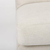 Mercana Valence 38.2L x 38.6W x 28.3H Beige Armless Sectional Piece