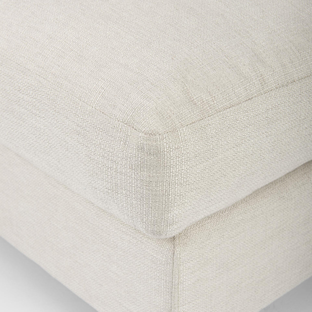 Mercana Valence 38.2L x 38.6W x 28.3H Beige Armless Sectional Piece