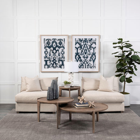 Mercana Valence 38.2L x 38.6W x 28.3H Beige Armless Sectional Piece