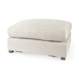 Mercana Valence 38.6L x 26.0W x 17.7H Beige 2/3 Ottoman Sectional Piece