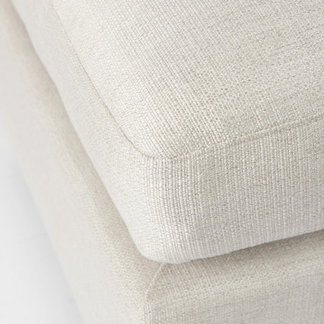 Mercana Valence 38.6L x 26.0W x 17.7H Beige 2/3 Ottoman Sectional Piece